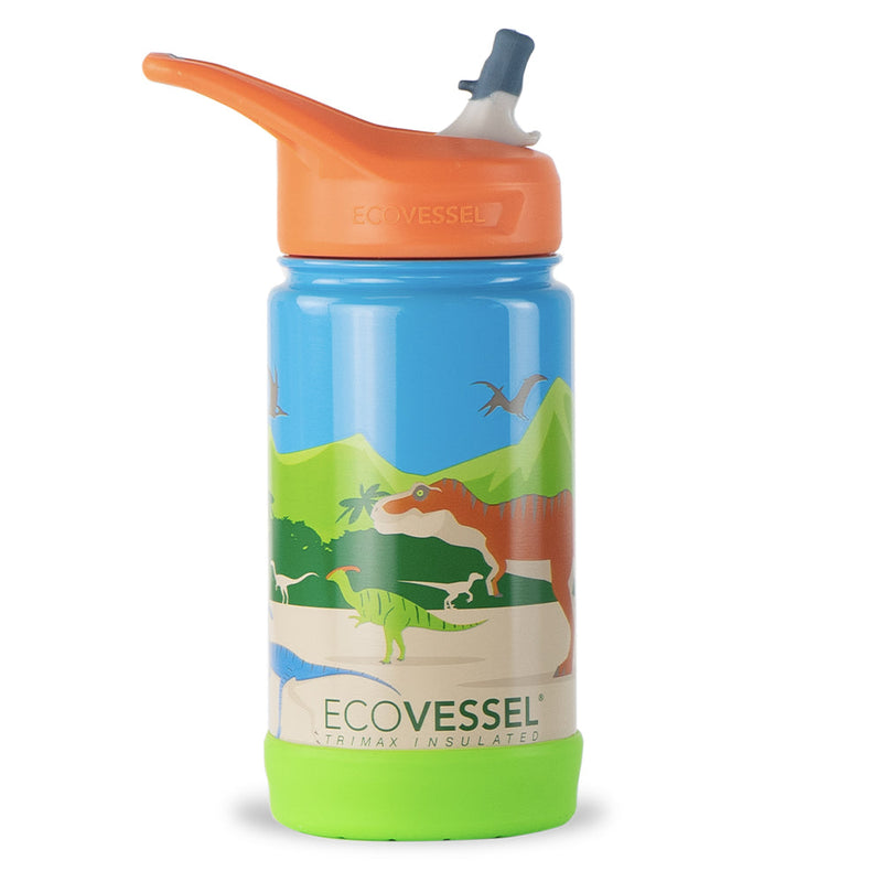 The FROST - TriMax Insulated Kids Water Bottle w- Straw - 355ml (EcoVessel)