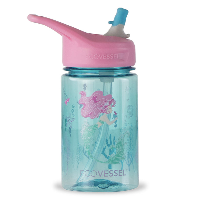 The SPLASH - BPA Free Kids Water Bottle w- Straw - 355ml (EcoVessel)