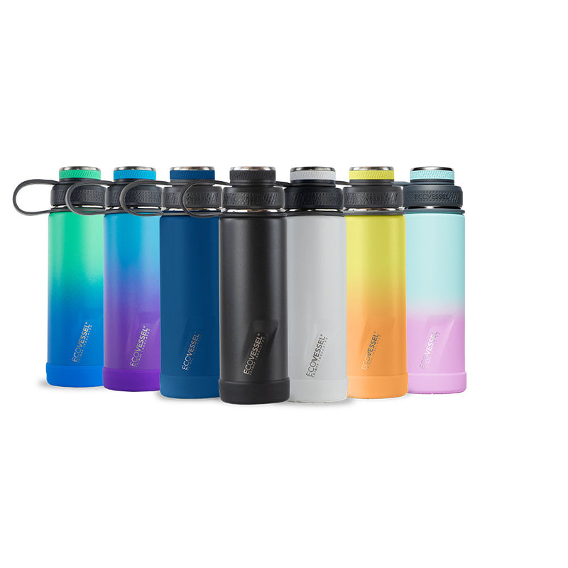 The BOULDER - TriMax Insulated Water Bottle w- Strainer - 600ml (EcoVessel)