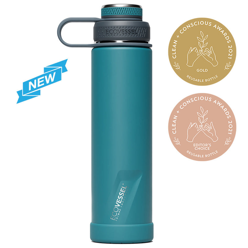 The BOULDER - TriMax Insulated Water Bottle w- Strainer - 700ml (EcoVessel)