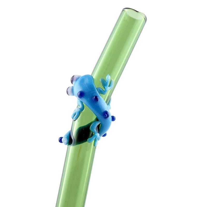 Raw Blend Designer Straws Bent - Geckos