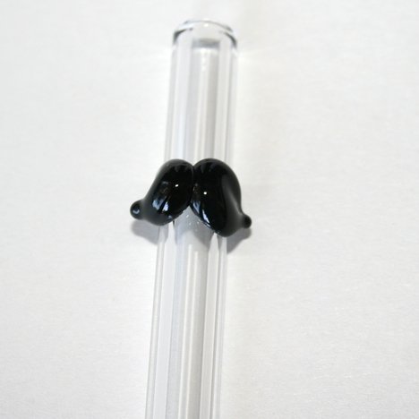 Raw Blend Designer Straws Straight - Moustache