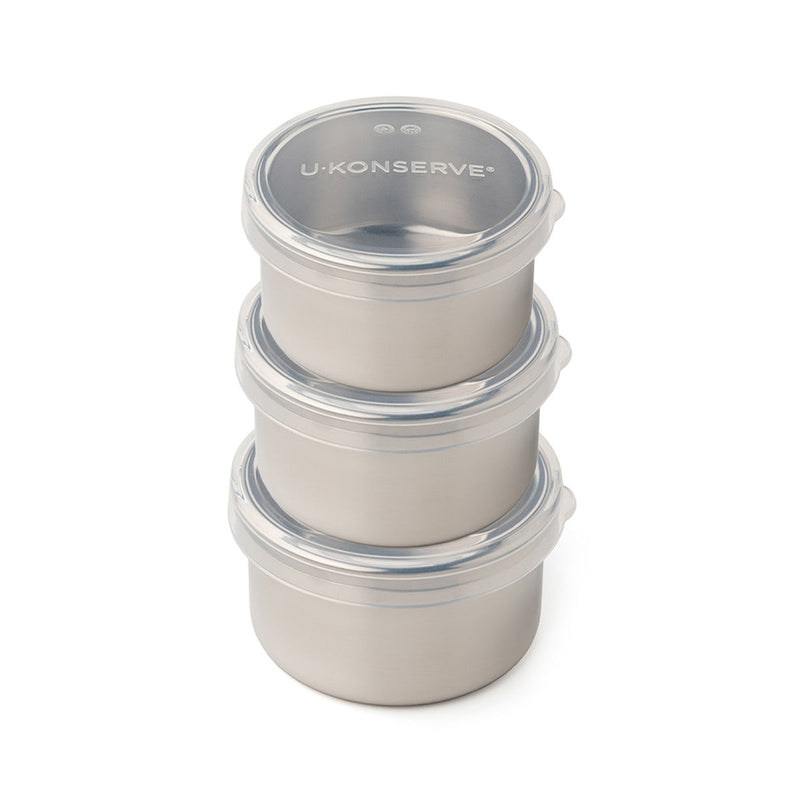 U-Konserve Round Mini Containers (Set of 3) 90ml/3oz