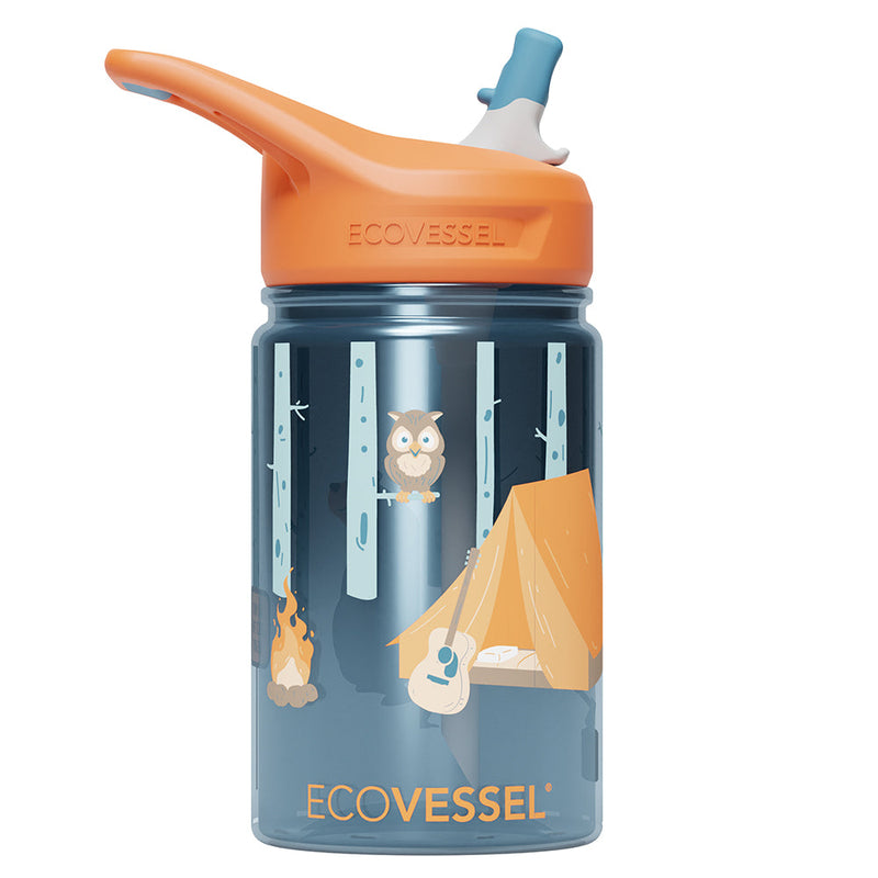 The SPLASH - BPA Free Kids Water Bottle w- Straw - 355ml (EcoVessel)