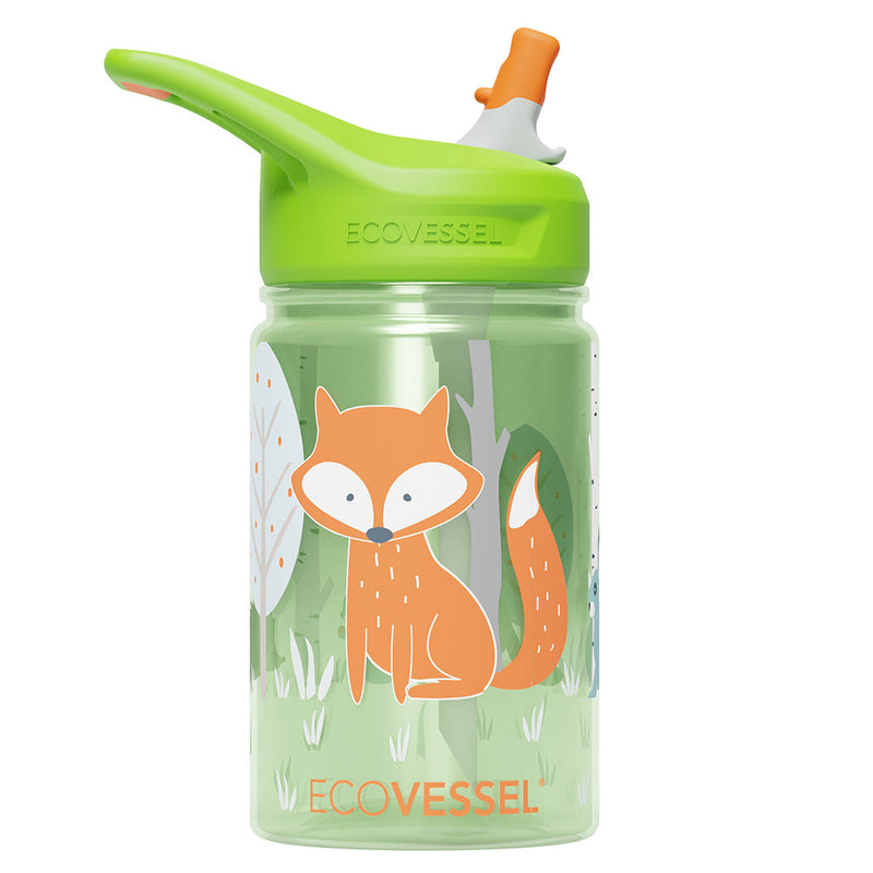 The SPLASH - BPA Free Kids Water Bottle w- Straw - 355ml (EcoVessel)