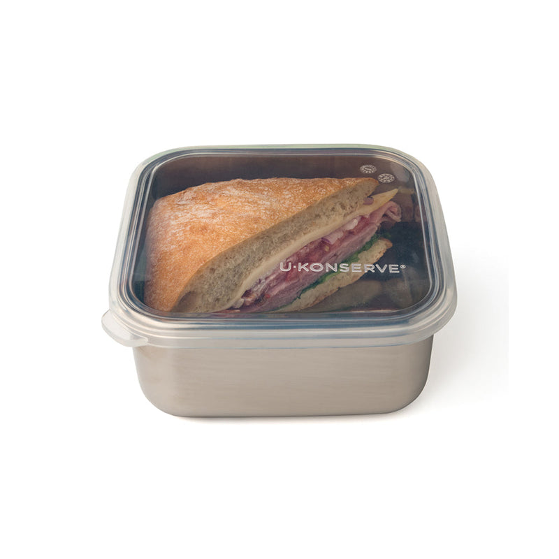 Square To-Go Food Storage Container Medium 900ml/30oz