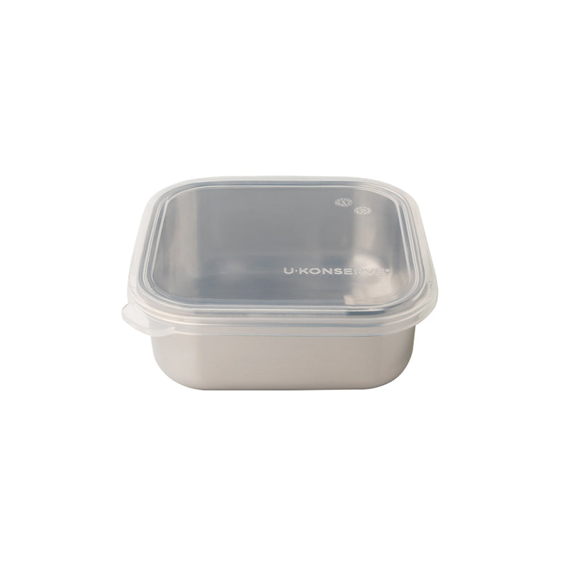 Silicone Lid for Square Container Small 444ml/15oz Clear