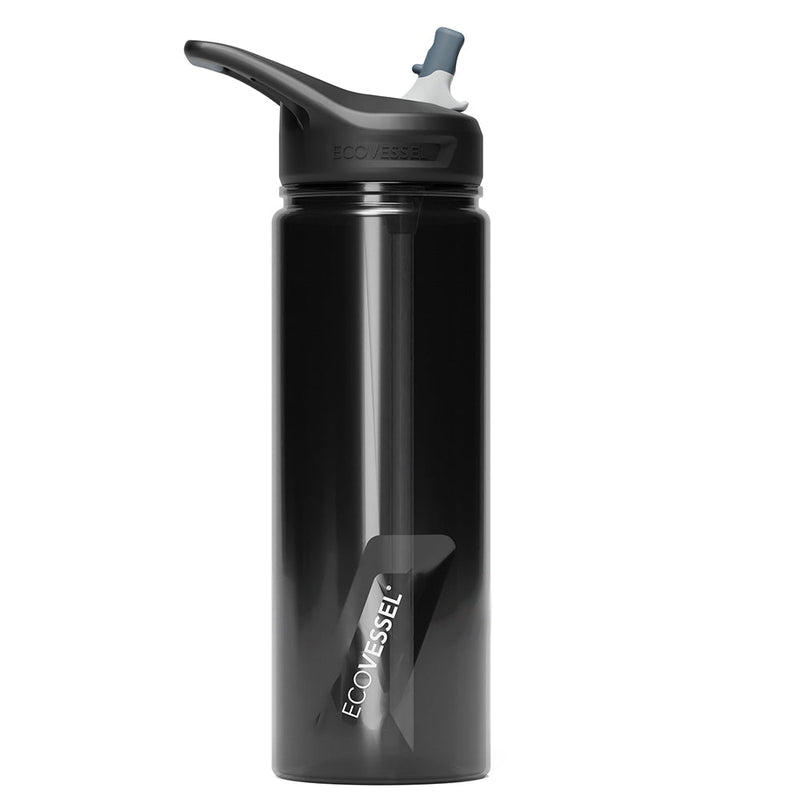 The TRITAN - BPA Free Sports Water Bottle w- Straw - 700ml (EcoVessel)