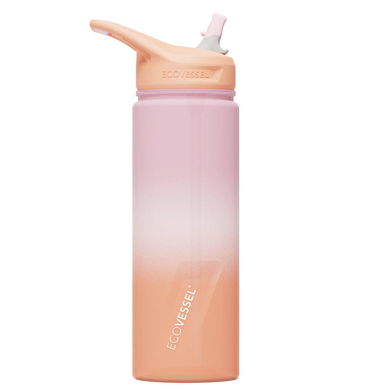 The TRITAN - BPA Free Sports Water Bottle w- Straw - 700ml (EcoVessel)