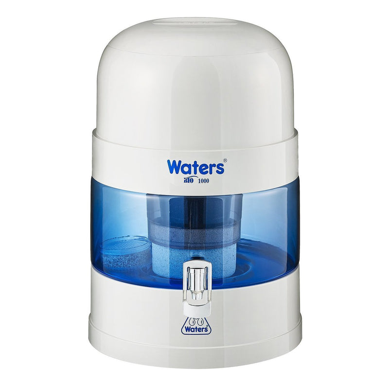 Waters Co BIO 1000 10L Bench Top Water Filter with 99.99% fluoride removal - Light Grey