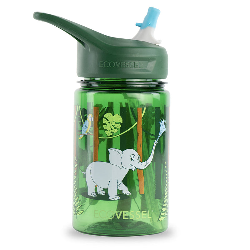 The SPLASH - BPA Free Kids Water Bottle w- Straw - 355ml (EcoVessel)
