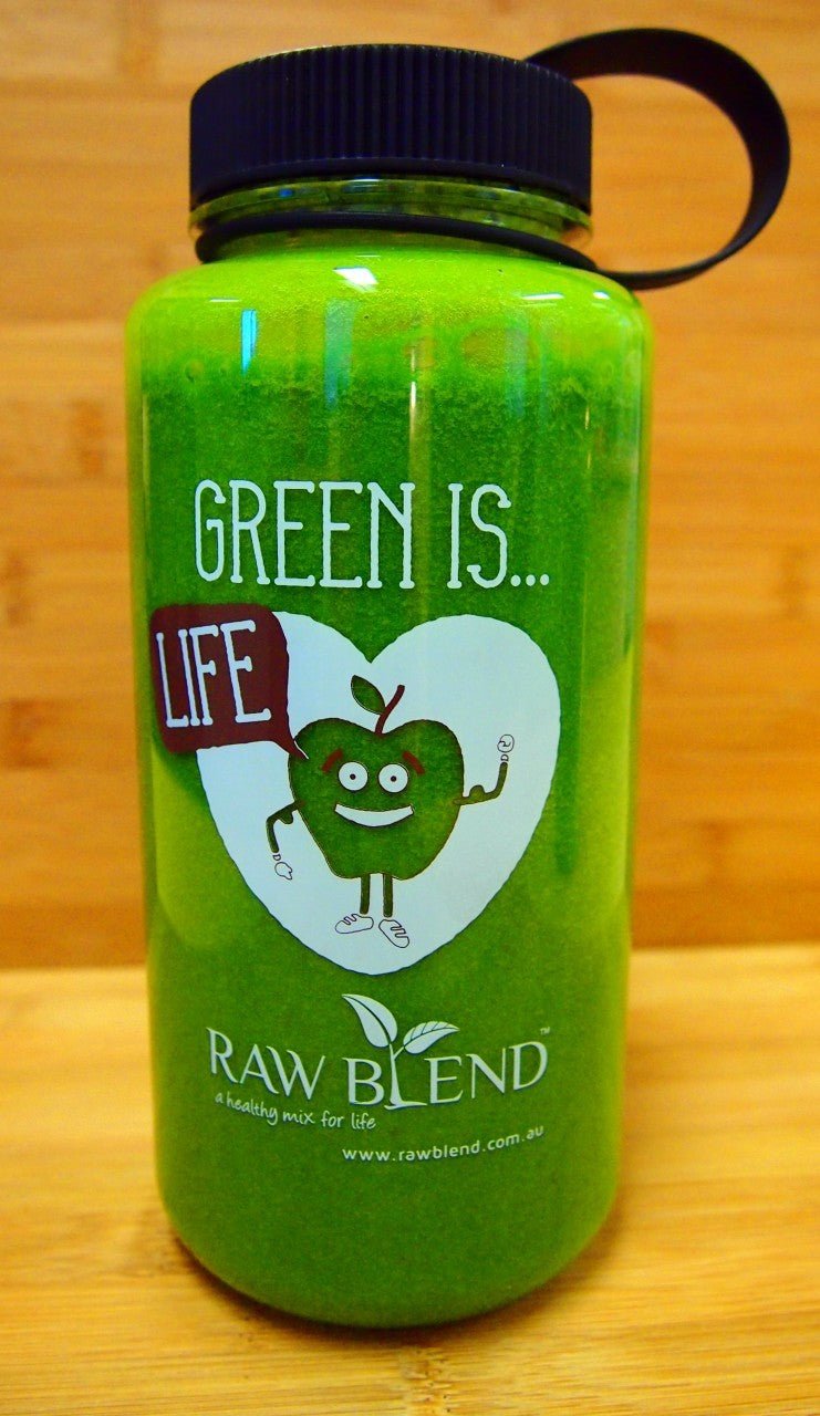 Raw Blend Green Smoothie Bottle (1 Litre, BPA free)