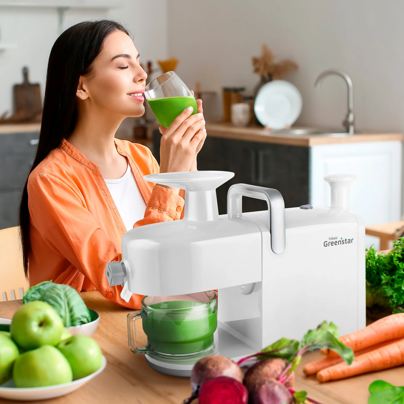 Tribest Green Green Star Juicer Elite Cold Press Tribest Green