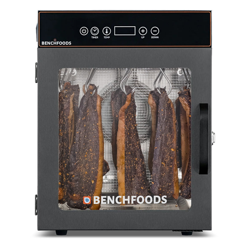 BenchFoods 15 Hook / 10 Tray Black Stainless Steel Biltong Maker Bundle