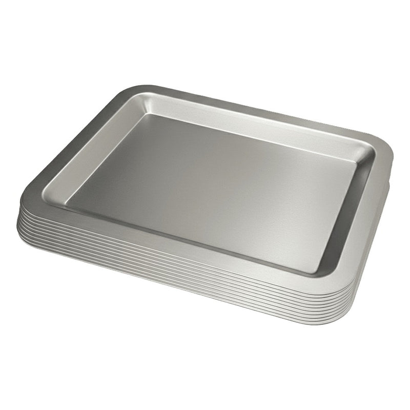 BenchFoods 20 x 30cm Stainless Steel Pan Trays 10 Pack