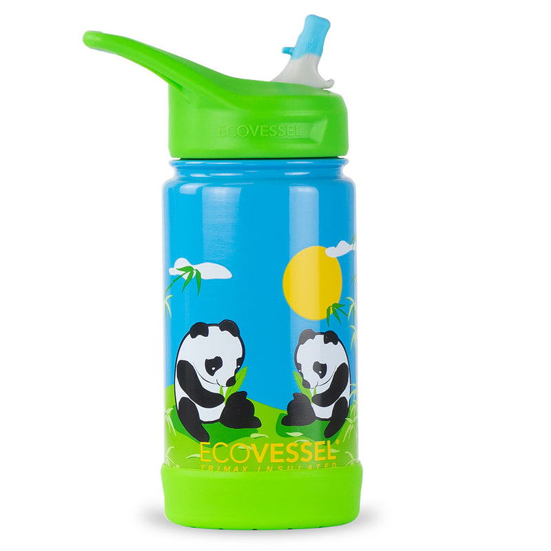 The FROST - TriMax Insulated Kids Water Bottle w- Straw - 355ml (EcoVessel)