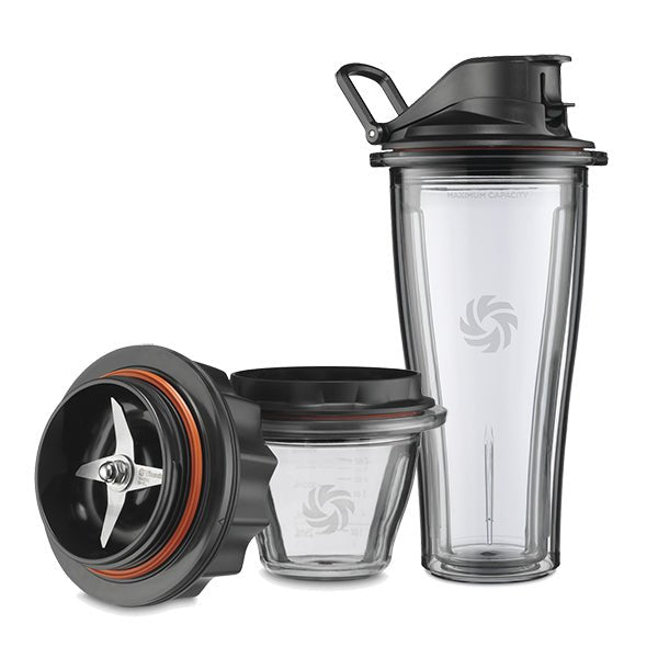 Vitamix Ascent Blending Starter Kit (1 x 600ml cup and 1 x 225ml bowl with blade base)
