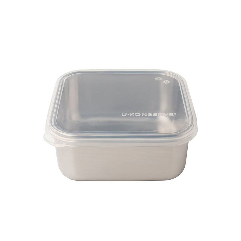 Silicone Lid for Square Container Medium 900ml/30oz Clear