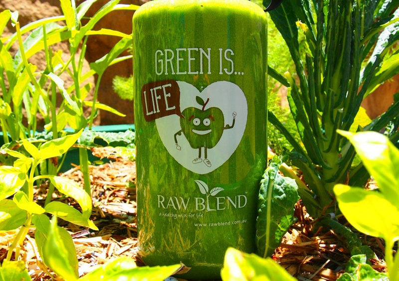 Raw Blend Green Smoothie Bottle (1 Litre, BPA free)