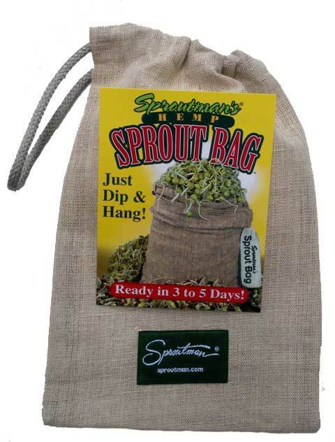2 x Sproutman's Hemp Sprout Bag - Just Dip In Water, Hang It Up, And Watch 'em Grow!